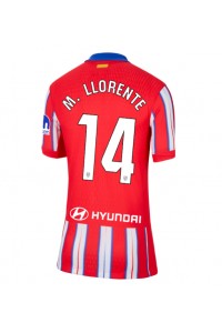 Fotbalové Dres Atletico Madrid Marcos Llorente #14 Dámské Domácí Oblečení 2024-25 Krátký Rukáv